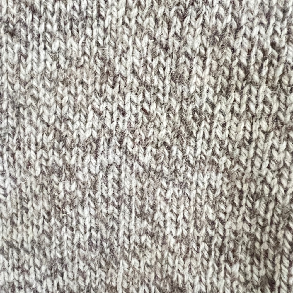 Vtg 80's LL Bean Ragg Sweater Sz L Womens NWT Deadstock Made in USA Beige Marled - Picture 6 of 16